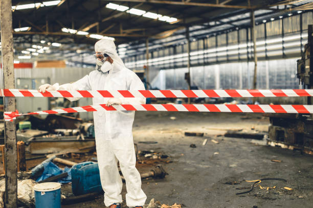 Professional Drug Lab Cleanup technician working in Lake Elsinore, CA